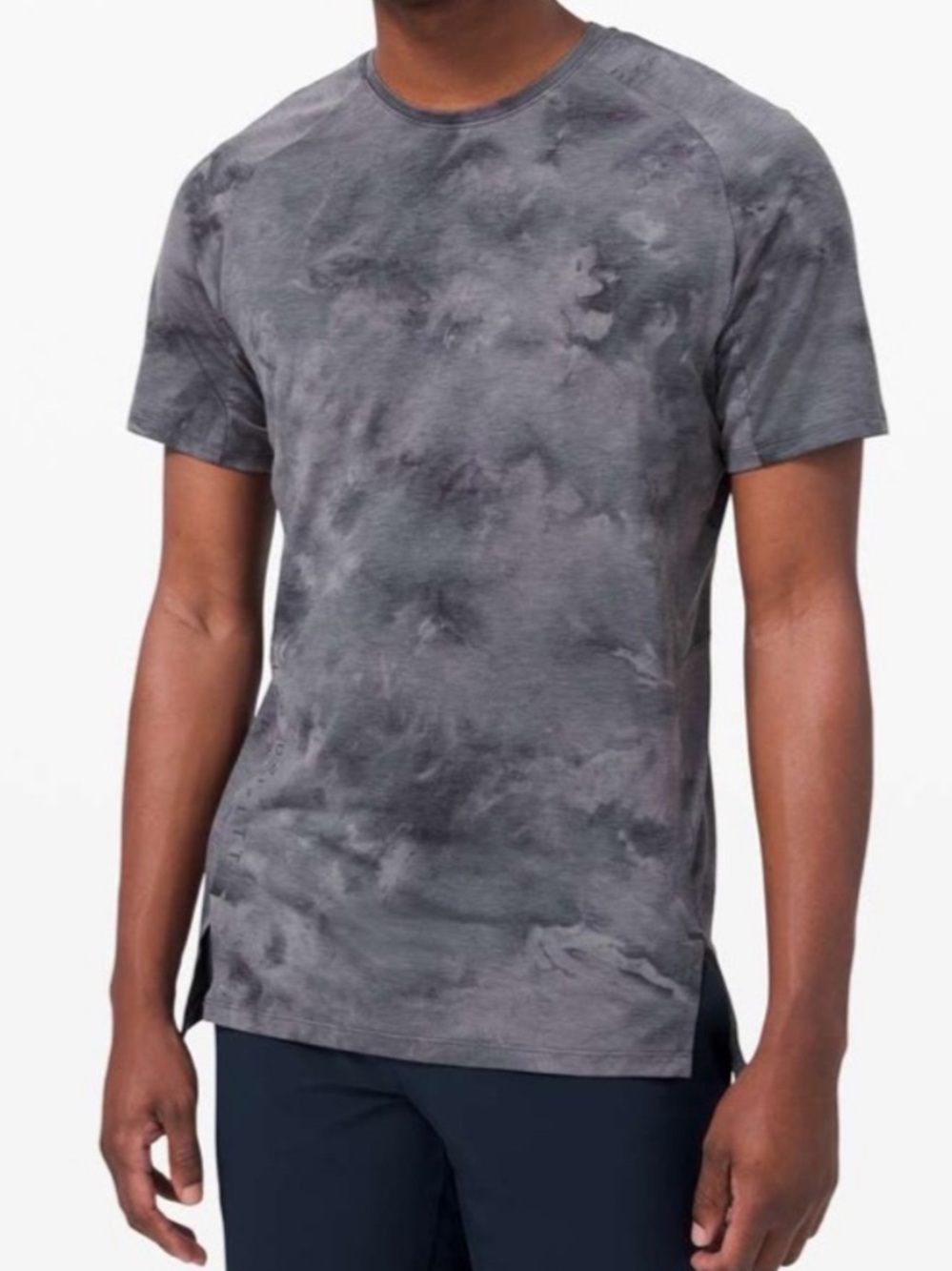lululemon athletica Men's Always Agile Short Sleeve Diamond Dye Asphalt